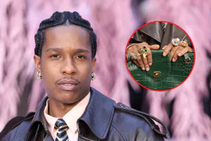 A$AP Rocky, 파리 패션 위크에서 커스텀 해골 반지로 시선 강탈