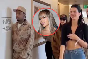 21 Savage, 켄달 제너 옆에서 벽에 찰싹 붙어 걷다 화제