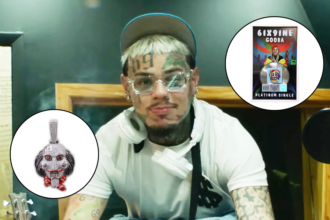 6ix9ine의 개인 소장품들, IRS 경매에서 50만 달러에 낙찰