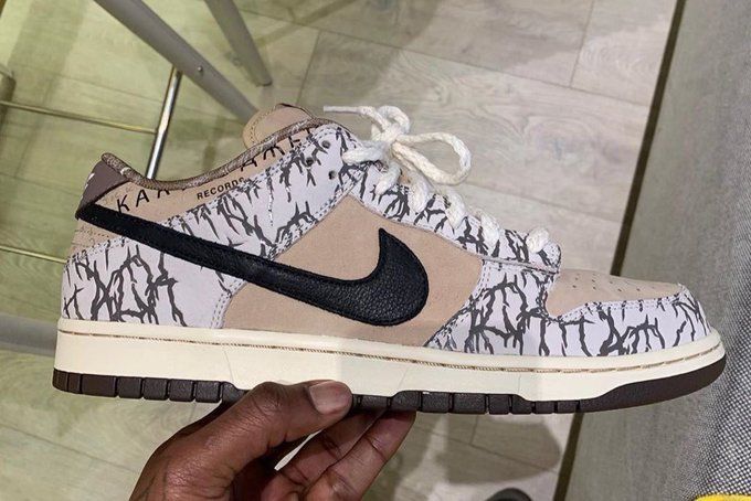 Travis Scott x Nike SB Dunk Low 미공개 샘플 온라인 공개