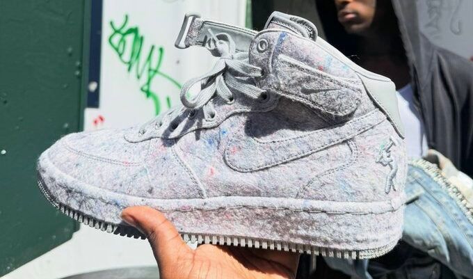 Lil Yachty x Nike Air Force 1 Mid 유출, 펠트 소재에 'It’s Us' 스트랩까지