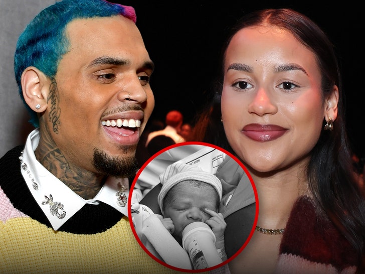 Chris Brown 파트너 Jada Wallace, 아들 출산 — Breezy 코딩된 신생아의 완벽한 데뷔