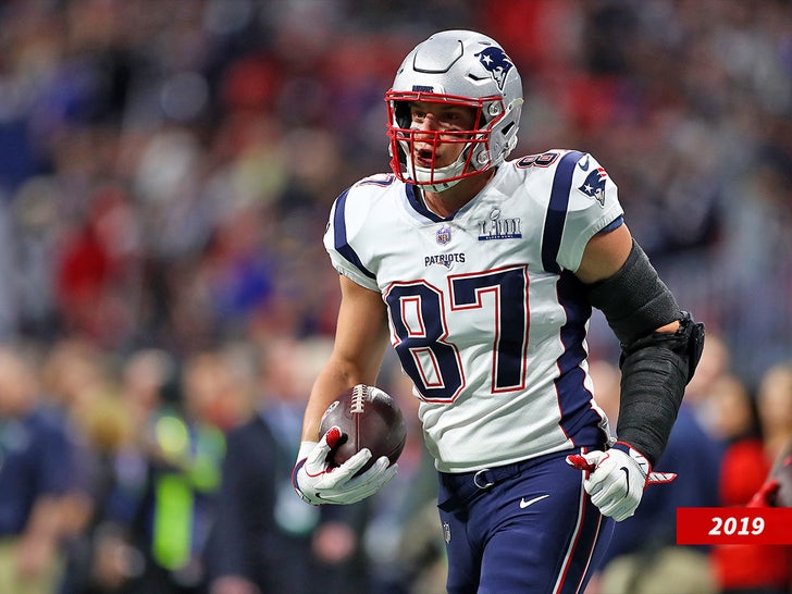 Rob Gronkowski, 코칭 가능성 일축 "내 인생이 너무 좋아"