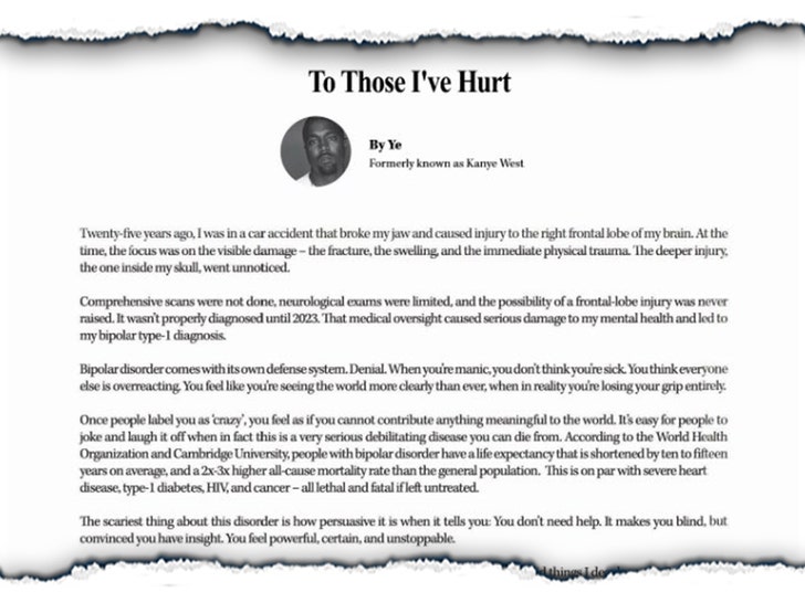 Aloe Blacc, Ye에게 사랑과 용서가 필요하다고 말해